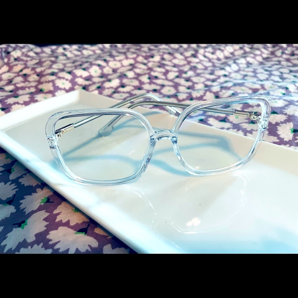 Nwot Oversized Blue Blocking Computer Glasses - image 1